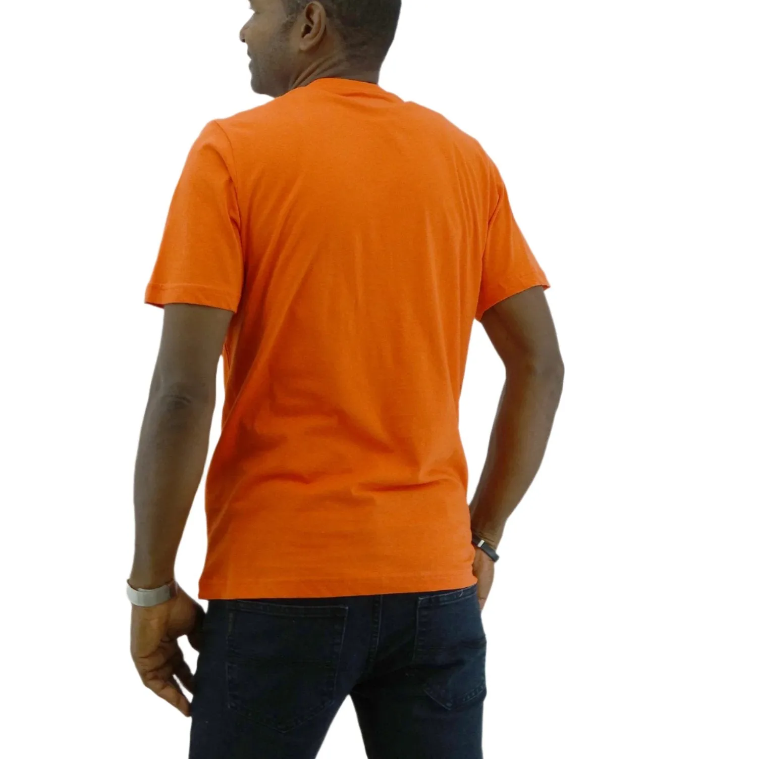 32198CWXB0, Kappa, Artur - Men T-Shirt - Orange Reddish