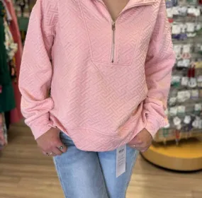 Aapparella - Textured Collared Pullover