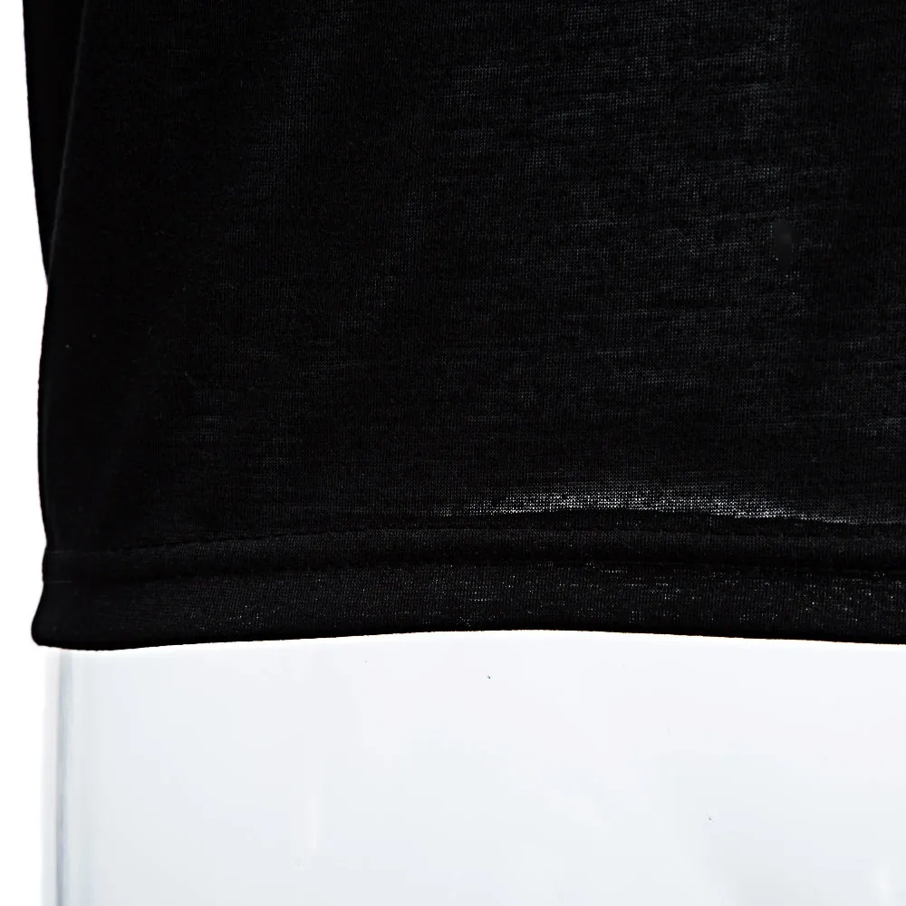 Active Scoop Collar Printed Cotton Blend Racerback Gym Tank for Men