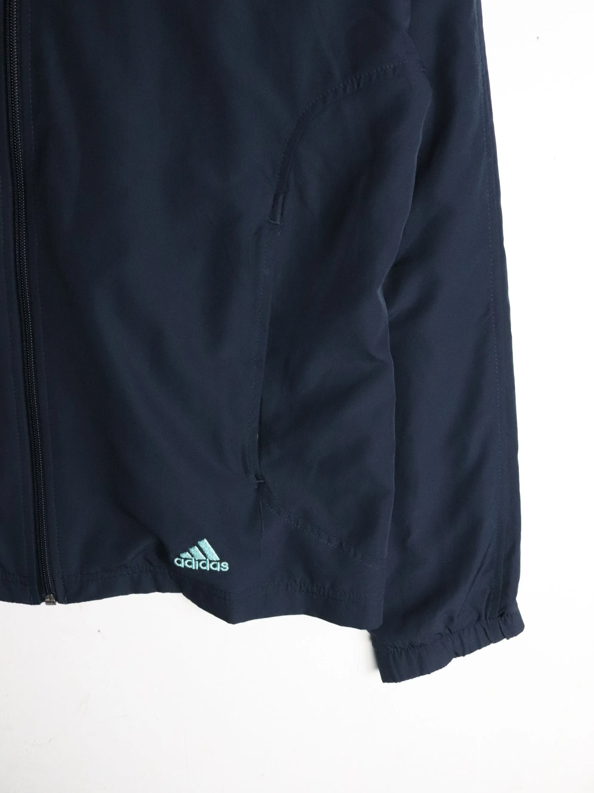 Adidas Windbreaker Youth Medium Blue