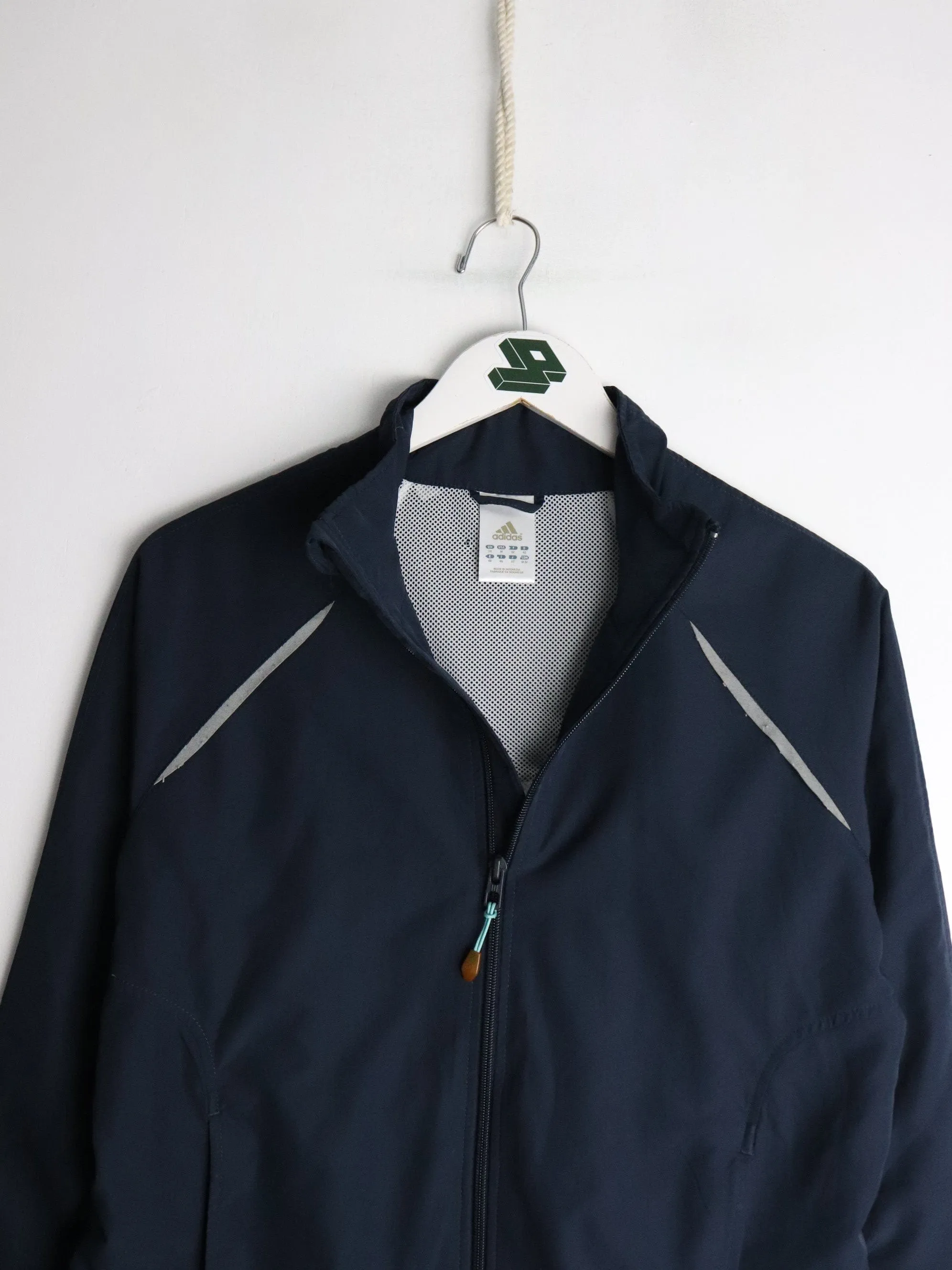 Adidas Windbreaker Youth Medium Blue