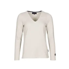 Agatha Langærmet V-Hals Pullover - Grå Melange
