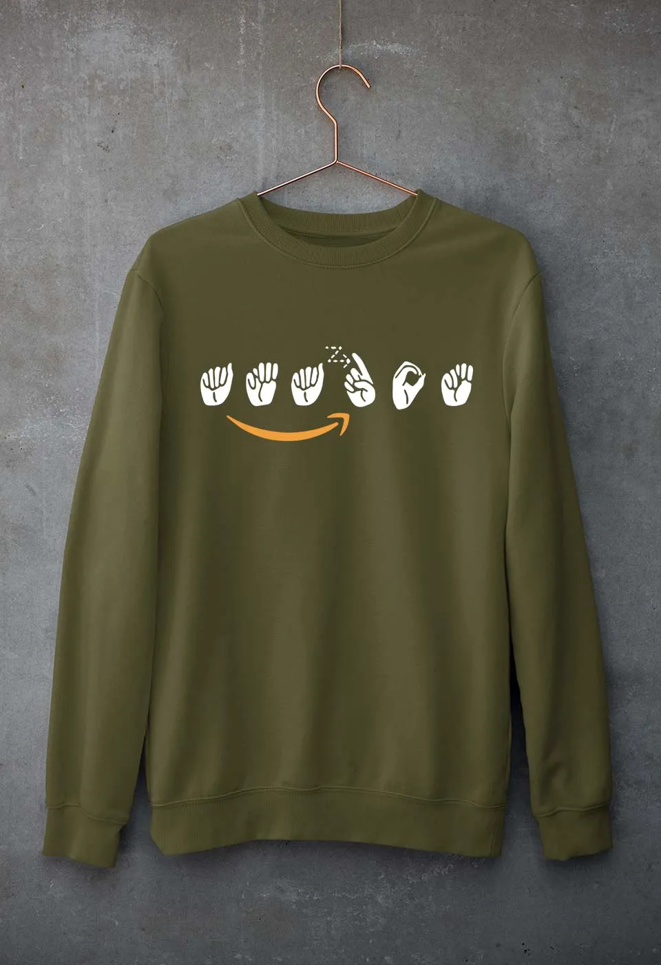 Amazon Unisex Sweatshirt for Men/Women