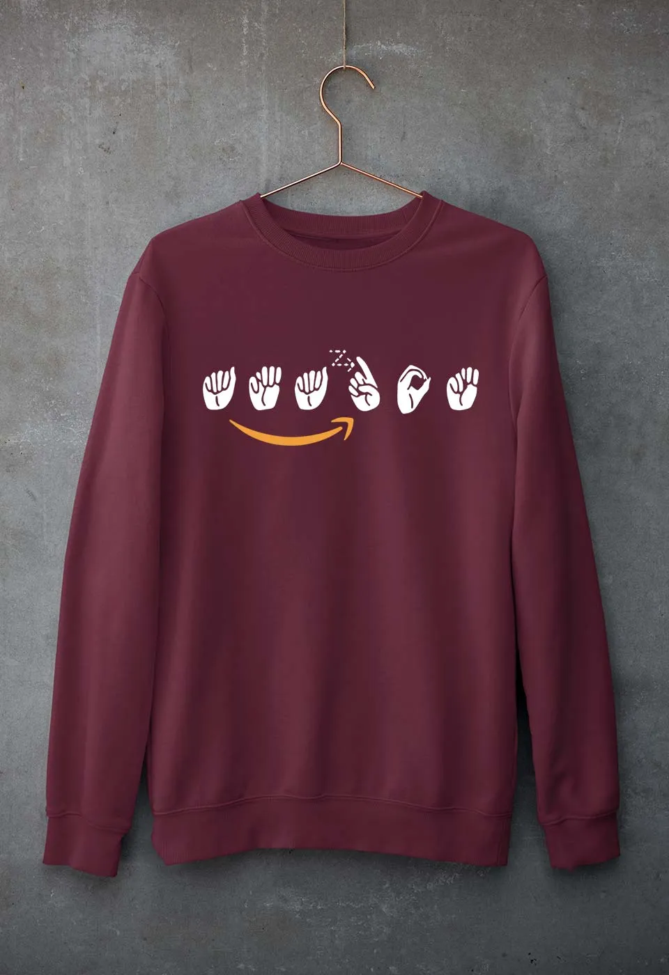 Amazon Unisex Sweatshirt for Men/Women