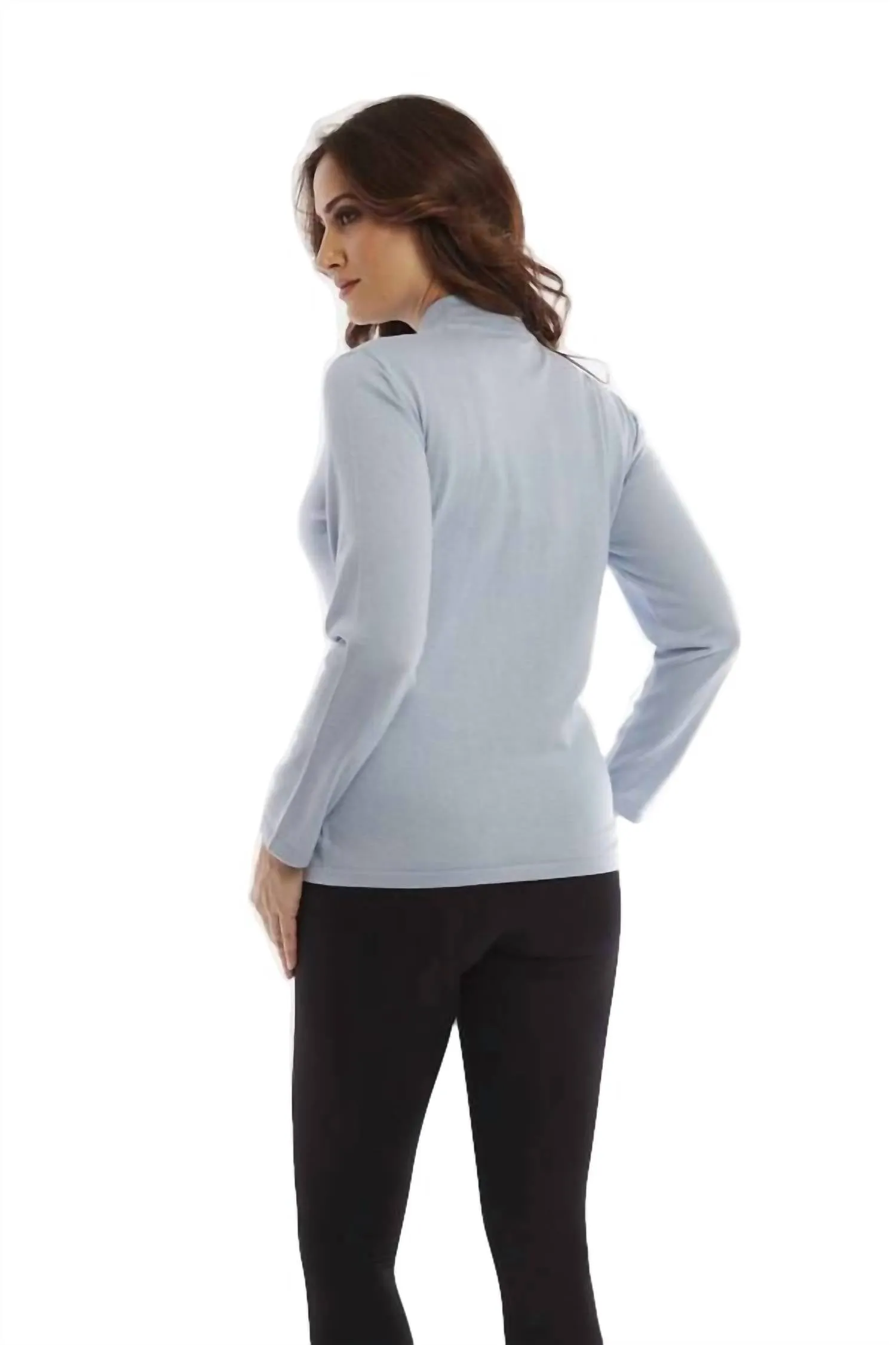 Angel - Long Sleeve Mock Neck  Pullover