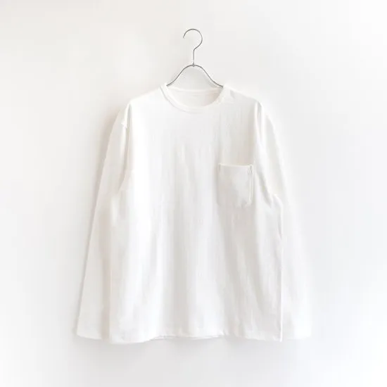 ARMI | Top | Hardman Crew Pocket Long T - White