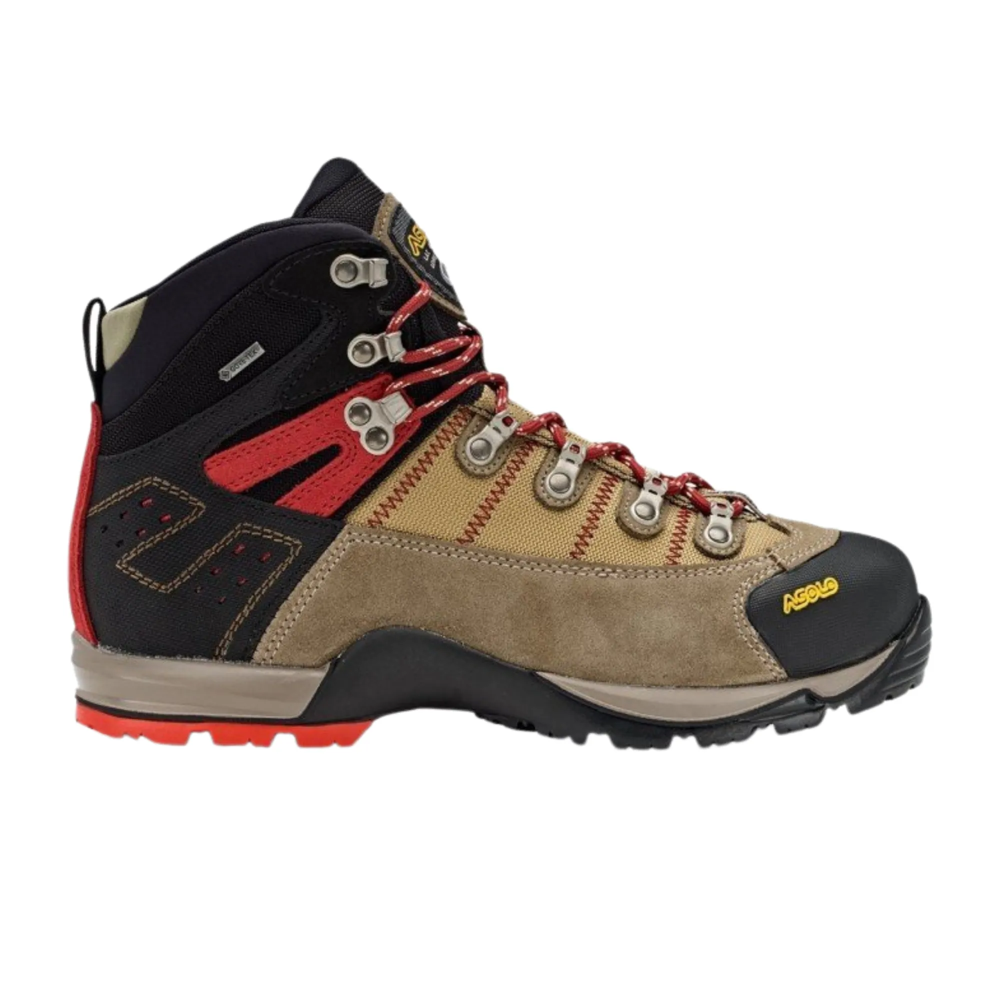 Mens Asolo Fugitive GTX Wool-Black Hiking Boots
