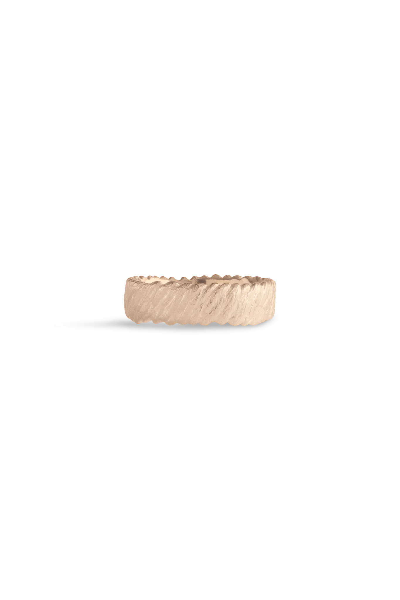 Bermuda Textures ~ Boat Rope Gold Ring