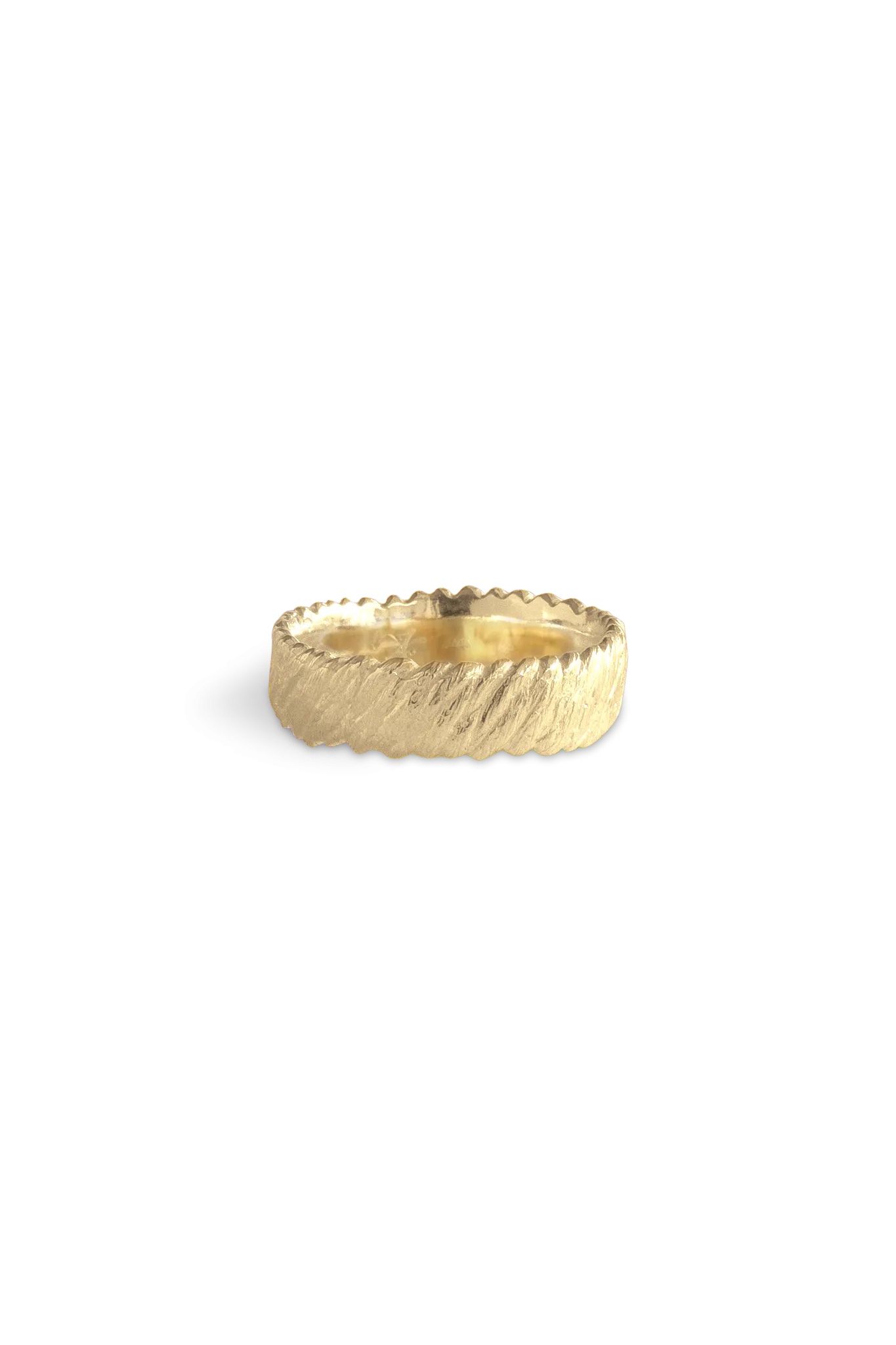 Bermuda Textures ~ Boat Rope Gold Ring