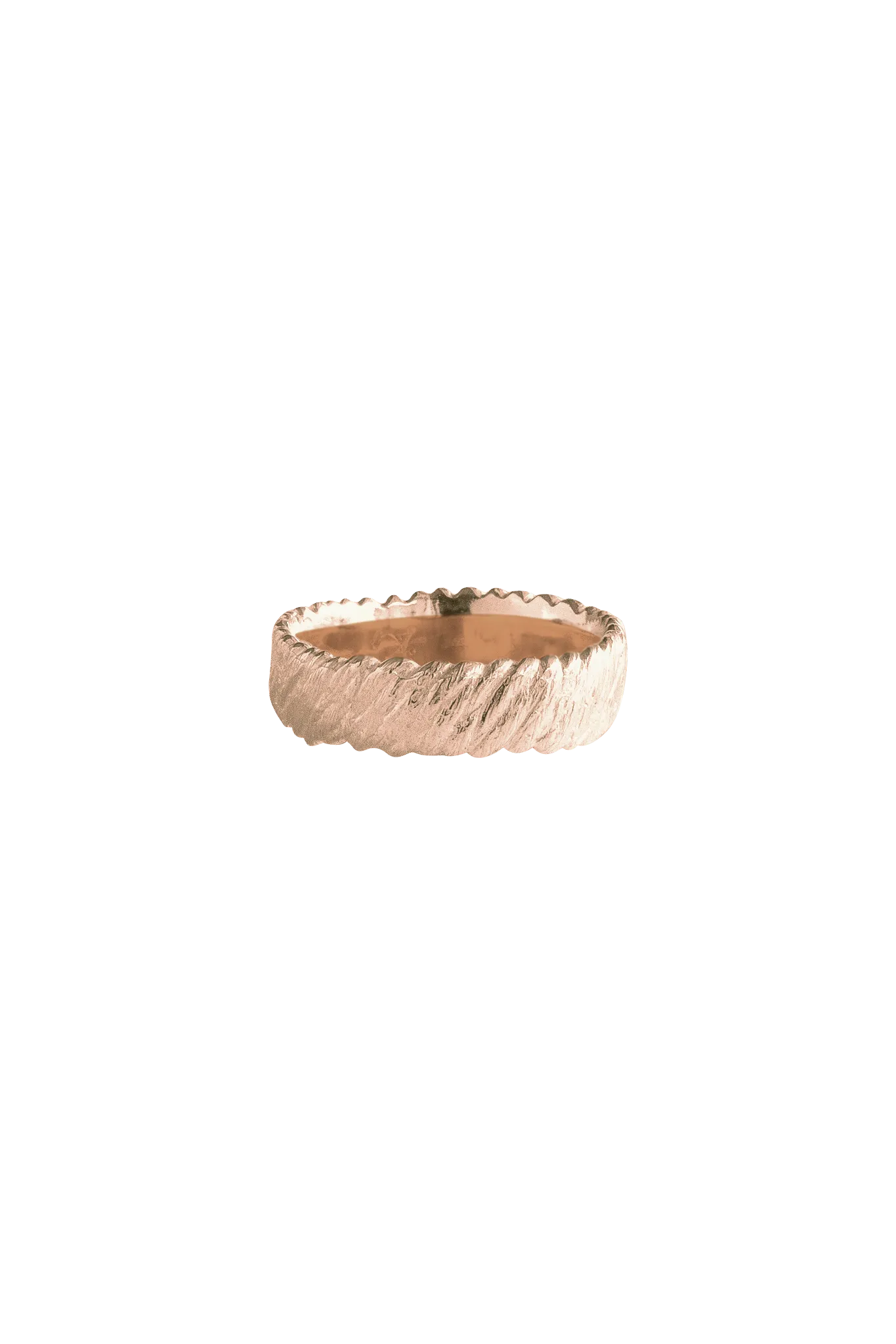 Bermuda Textures ~ Boat Rope Gold Ring