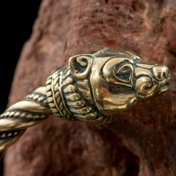 Berserker Bear Bracelet - Bronze
