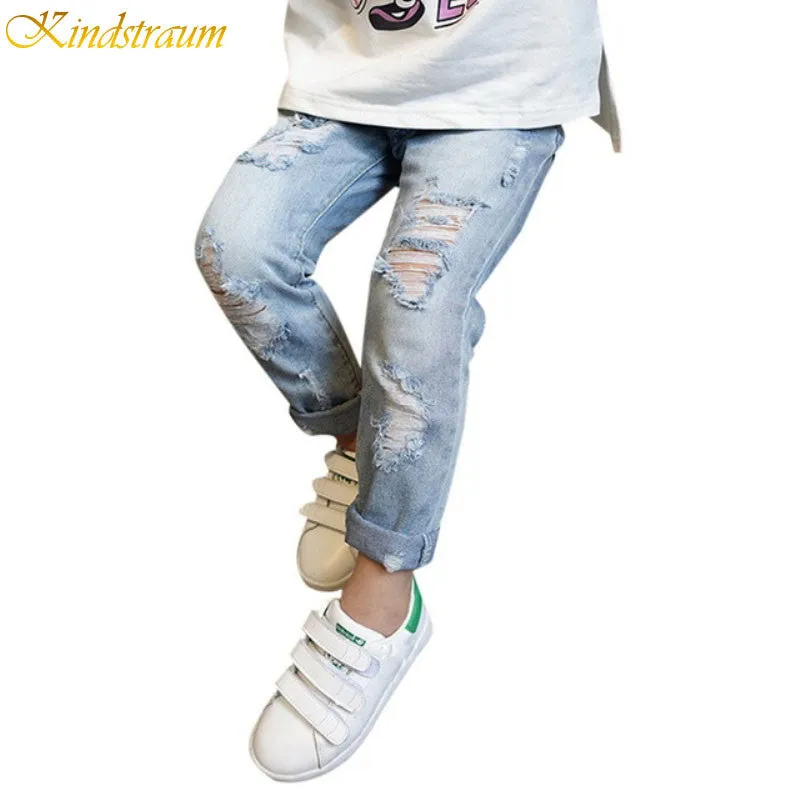 Boy's & Girls Ripped Jeans