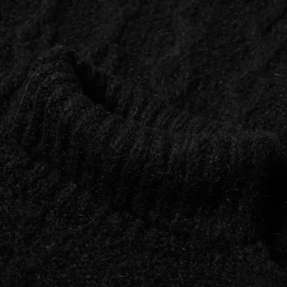 CABLE KNIT TURTLENECK