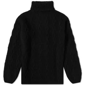CABLE KNIT TURTLENECK