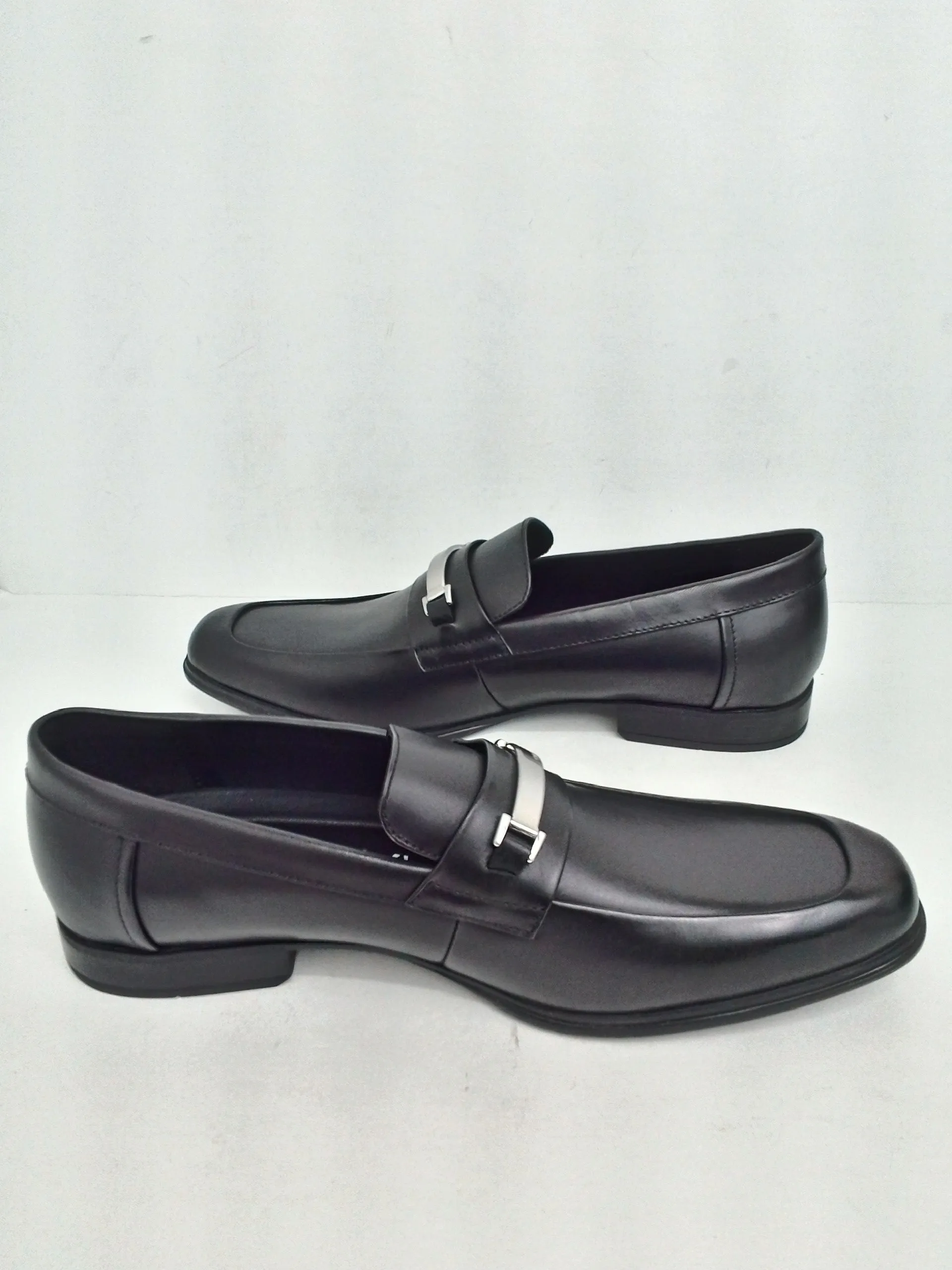 Calvin Klein Men's Dale Black Leather Size 11.5