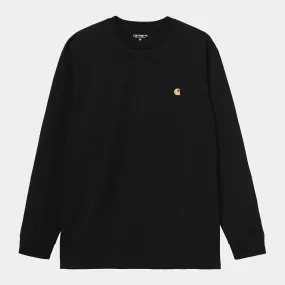 Carhartt L/S Chase T-shirt Black / Gold