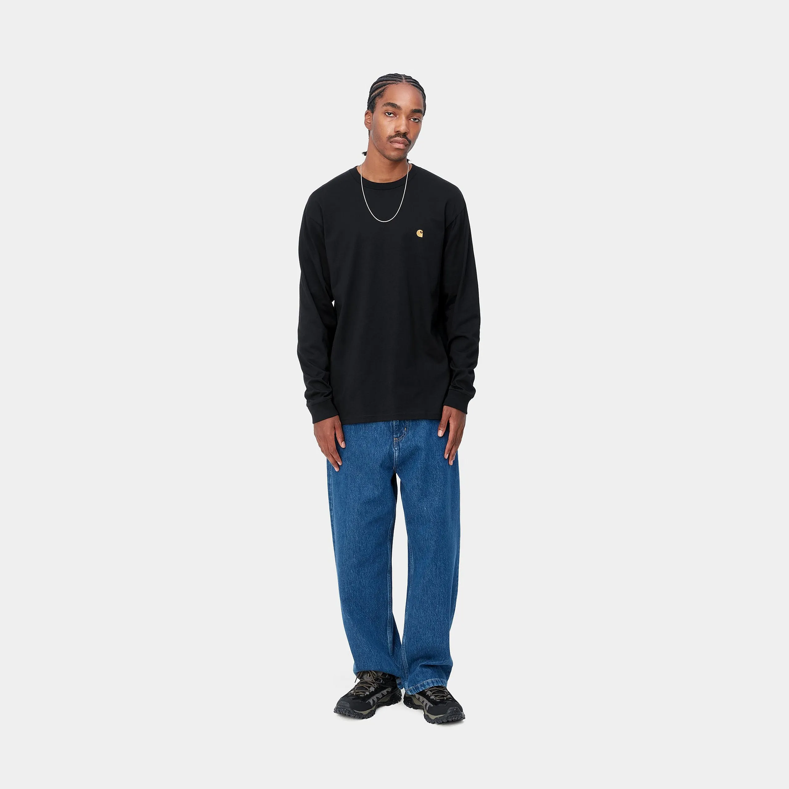 Carhartt L/S Chase T-shirt Black / Gold