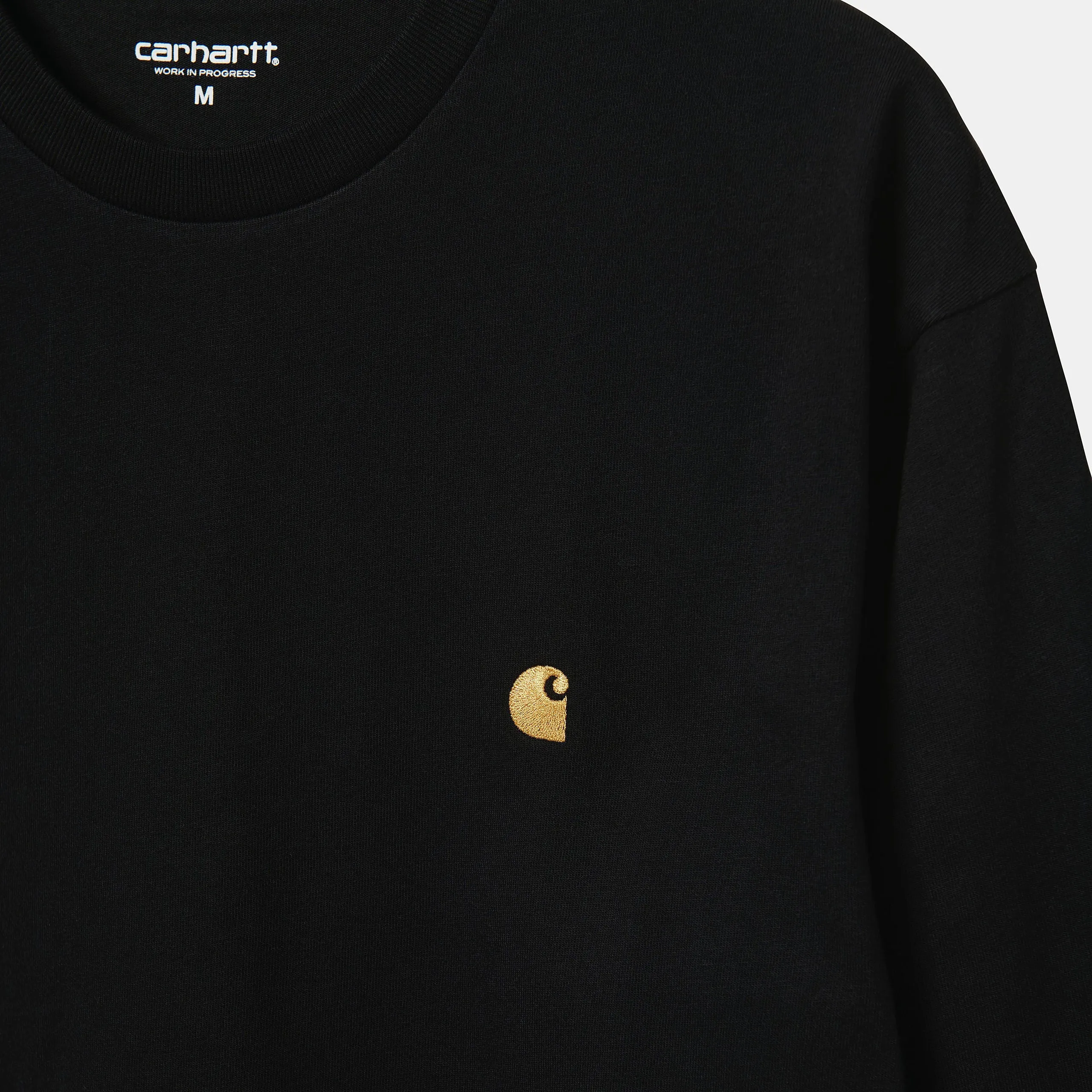 Carhartt L/S Chase T-shirt Black / Gold
