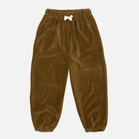 Cotton Velour Balloon Pant - Butternut
