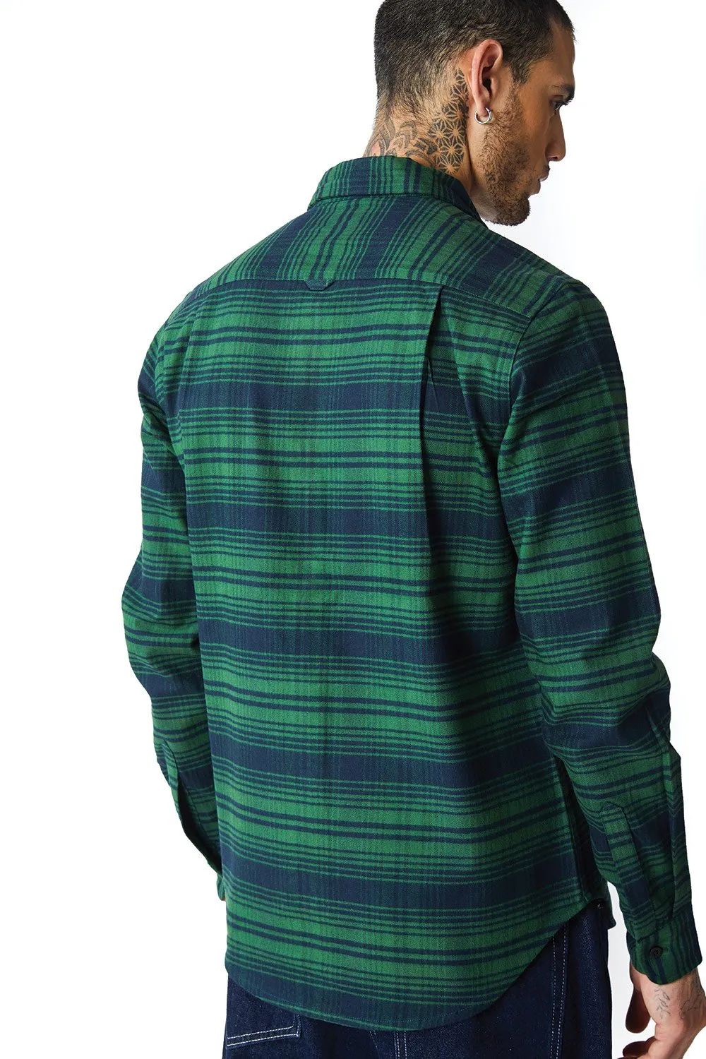 Dark Green Regular Fit Shirt