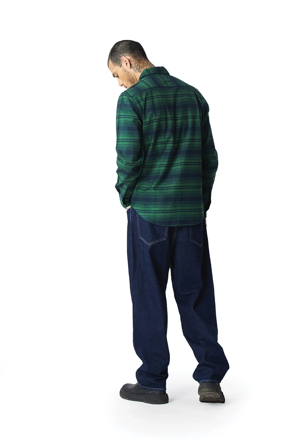 Dark Green Regular Fit Shirt