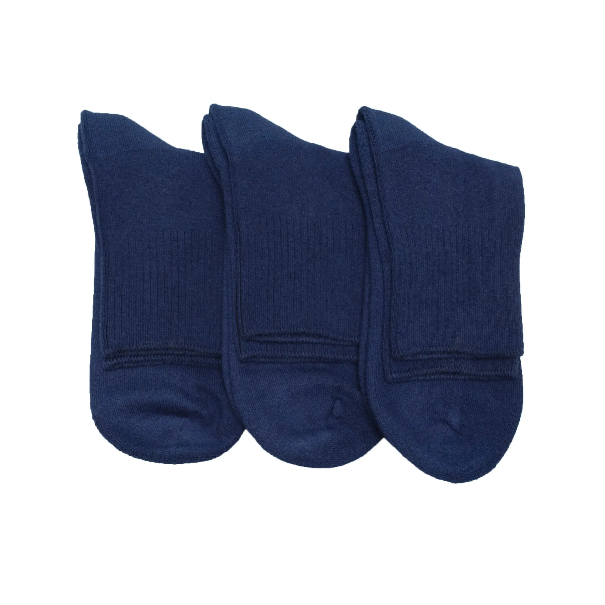 Diabetic Arthritic Cotton Ankle Cushioned 3 Pair Pack Men Socks