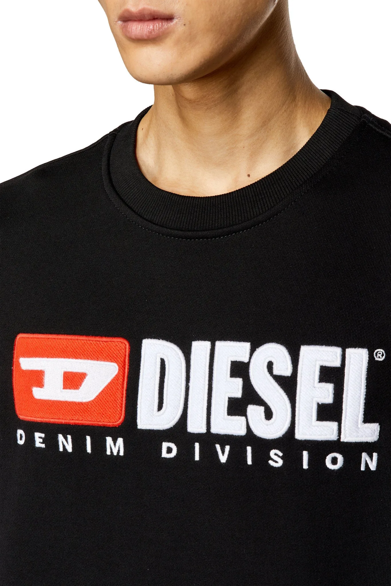 Diesel Black S-Ginn-Div Sweat-Shirt