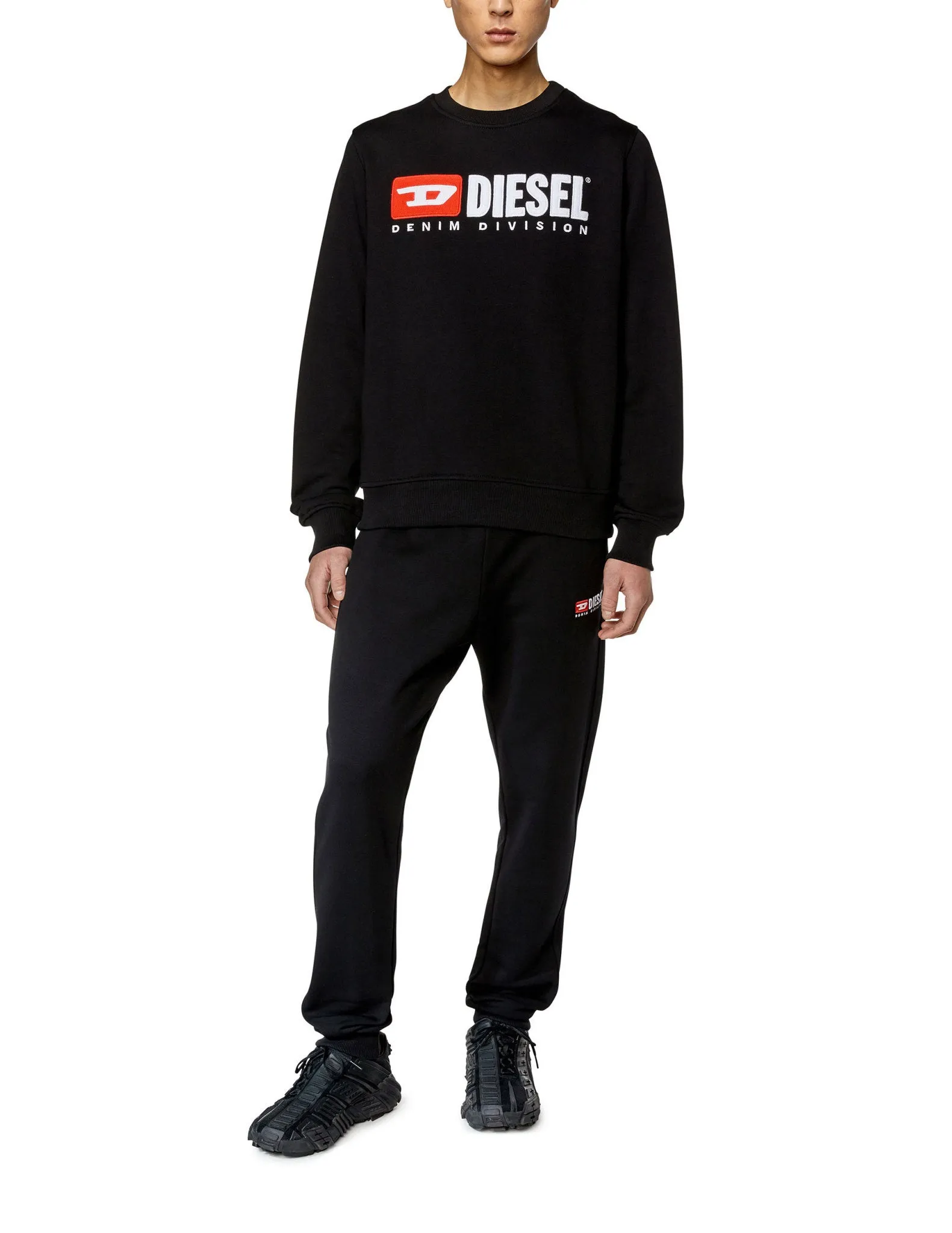 Diesel Black S-Ginn-Div Sweat-Shirt