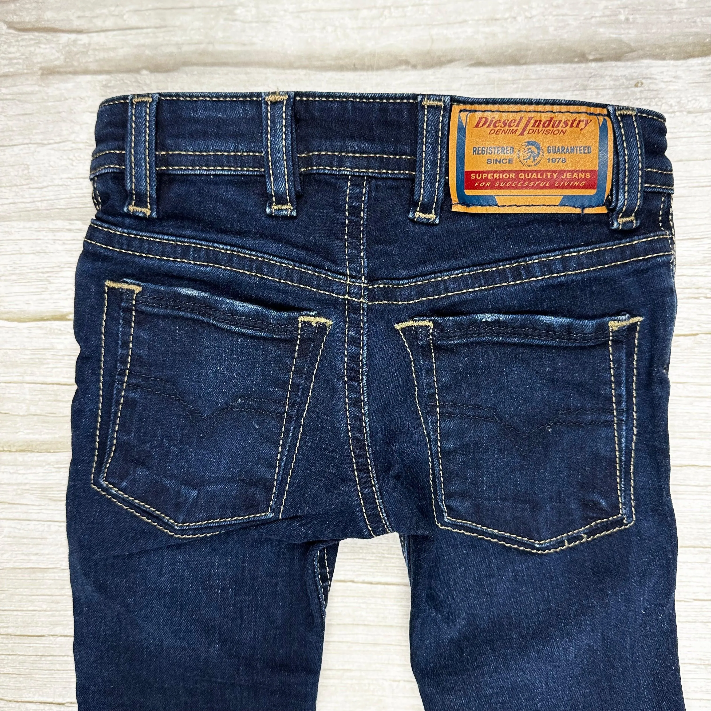 Diesel Italian 'Sleenker-J-N' Childrens Denim Jeans - Size 4Y