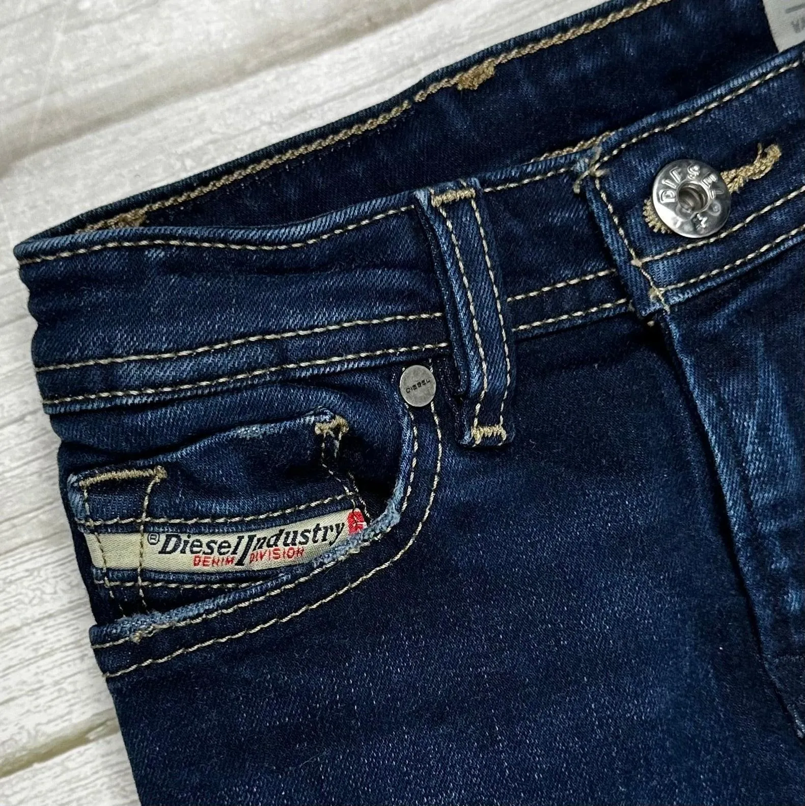 Diesel Italian 'Sleenker-J-N' Childrens Denim Jeans - Size 4Y