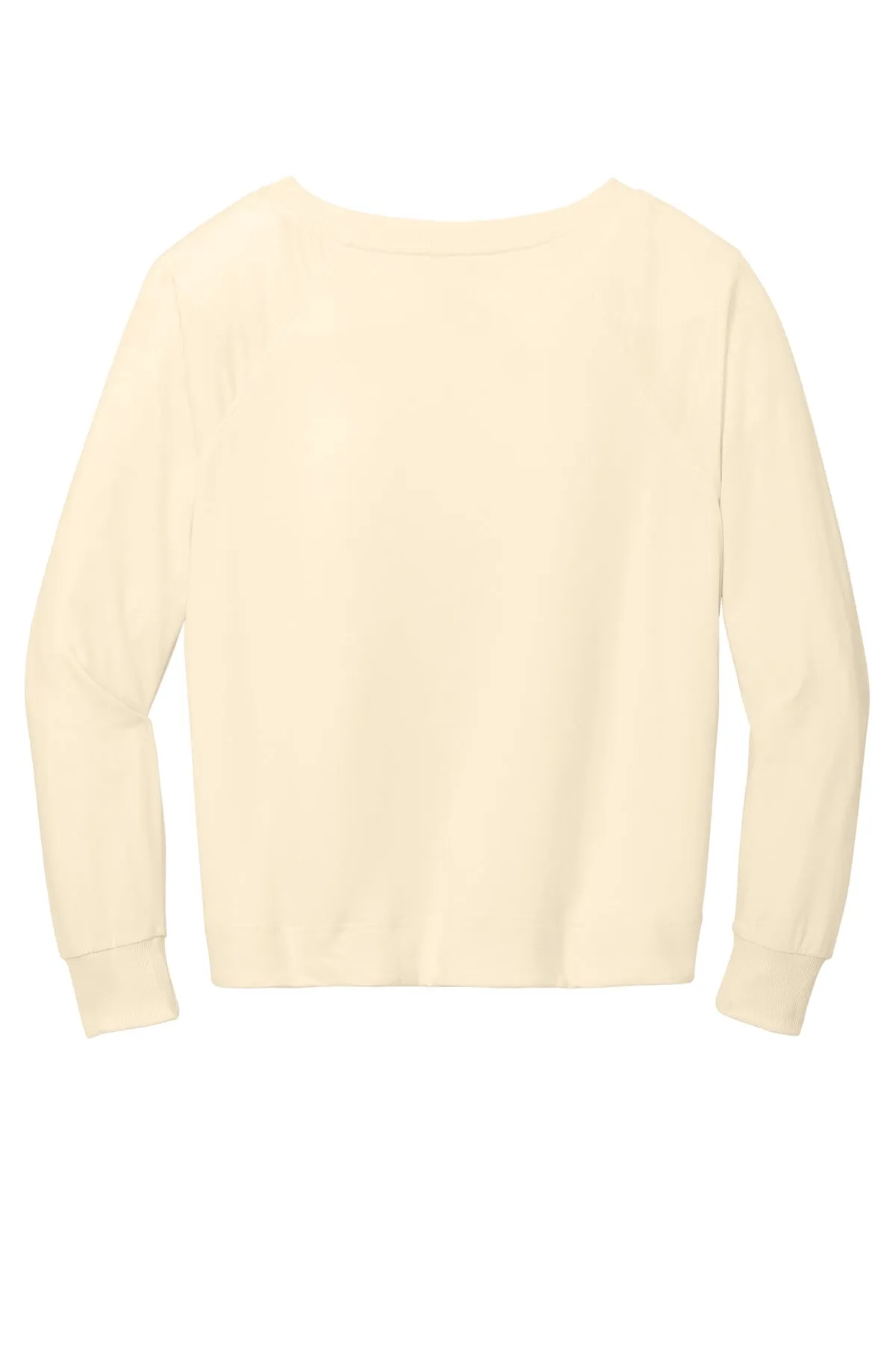 District Women's Featherweight French Terry Long Sleeve Crewneck DT672