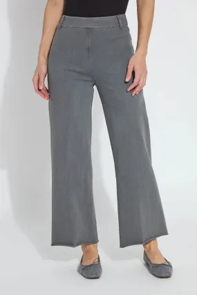 Erin Wide Leg Denim Antique Wash Charcoal