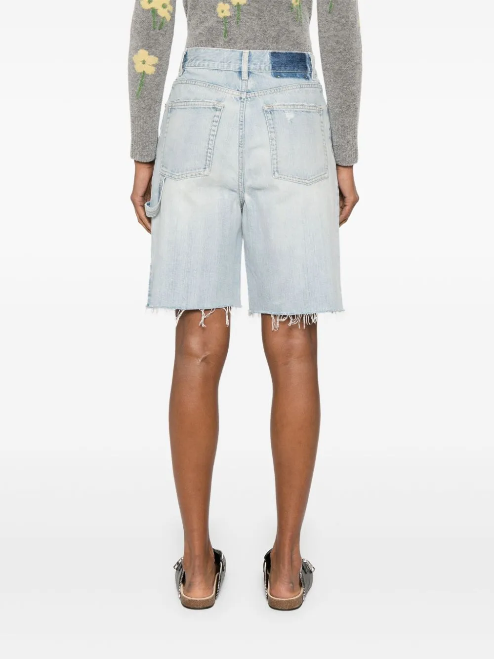 Golden Goose Shorts Clear Blue