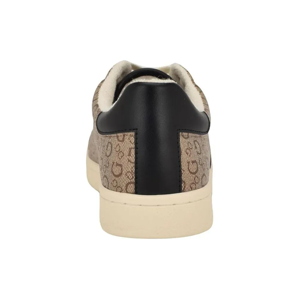 Lomynz Mens BEG Monogram Sneakers - Fashionable and Stylish