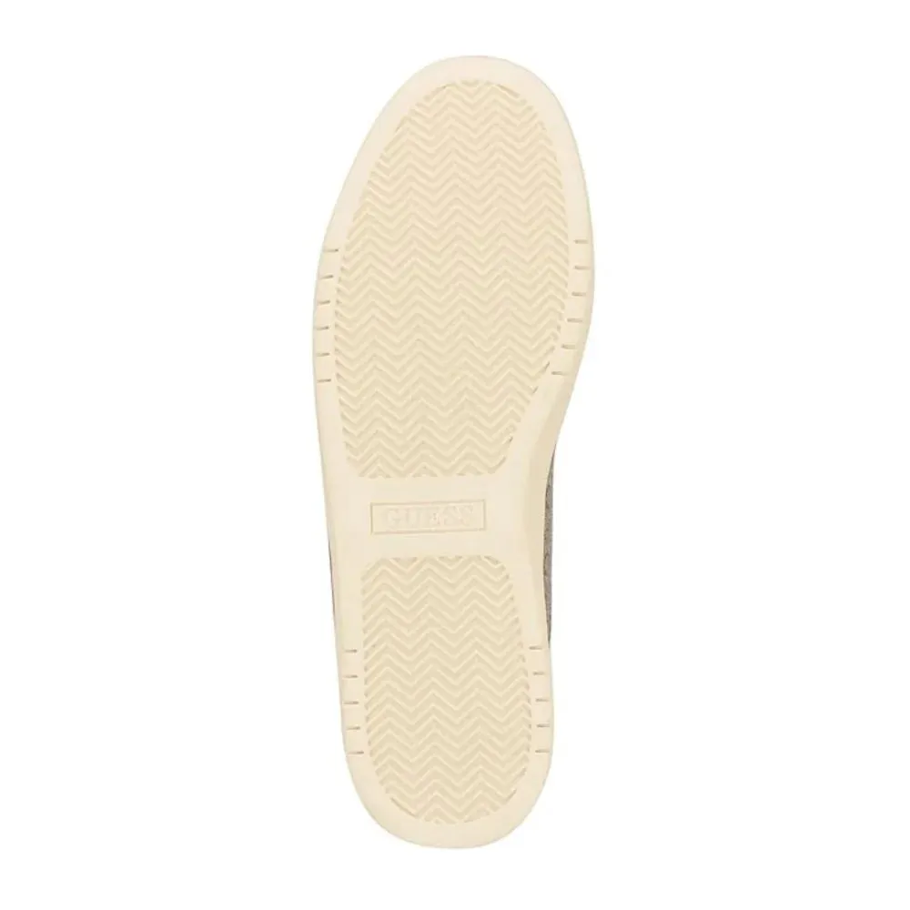 Lomynz Mens BEG Monogram Sneakers - Fashionable and Stylish