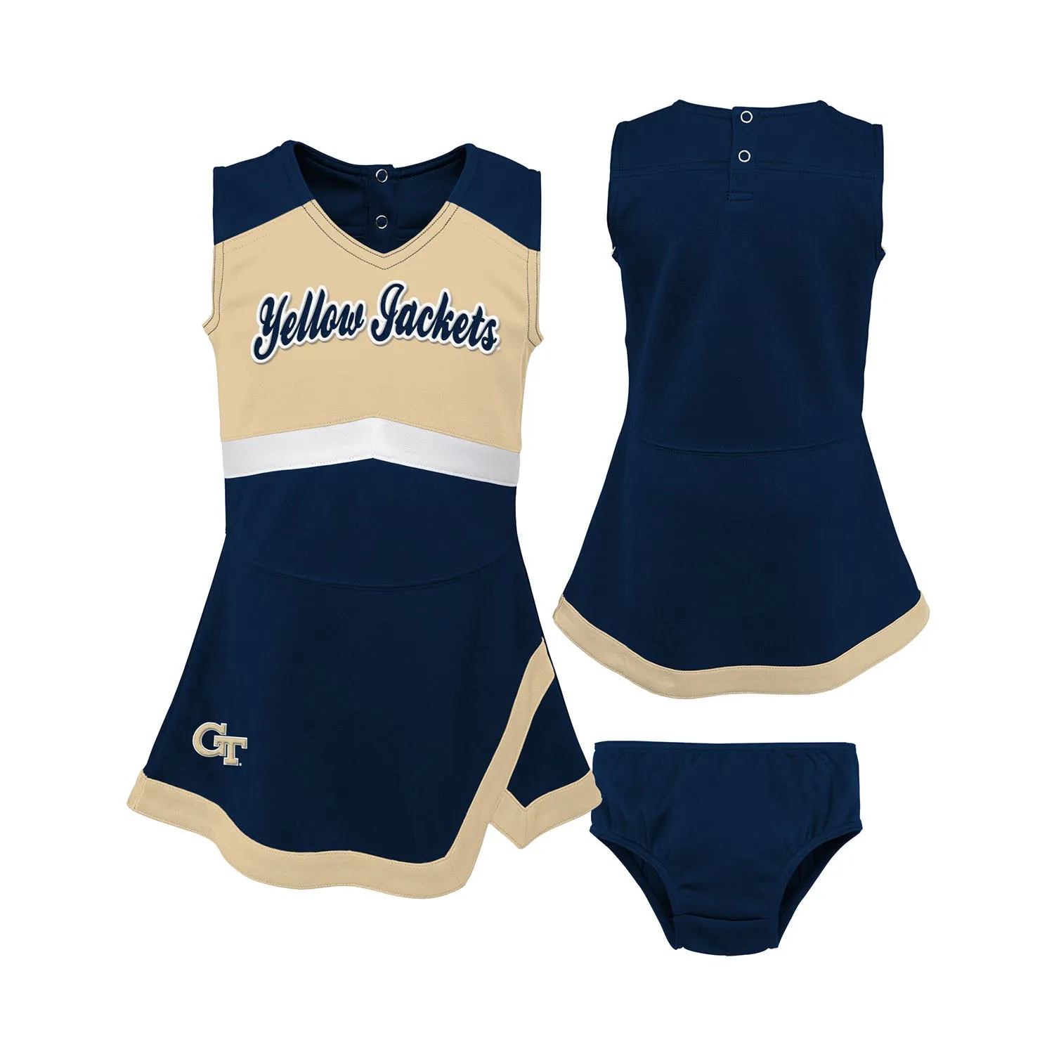 Infant Georgia Tech Yellow Jackets Cheer Captain Set