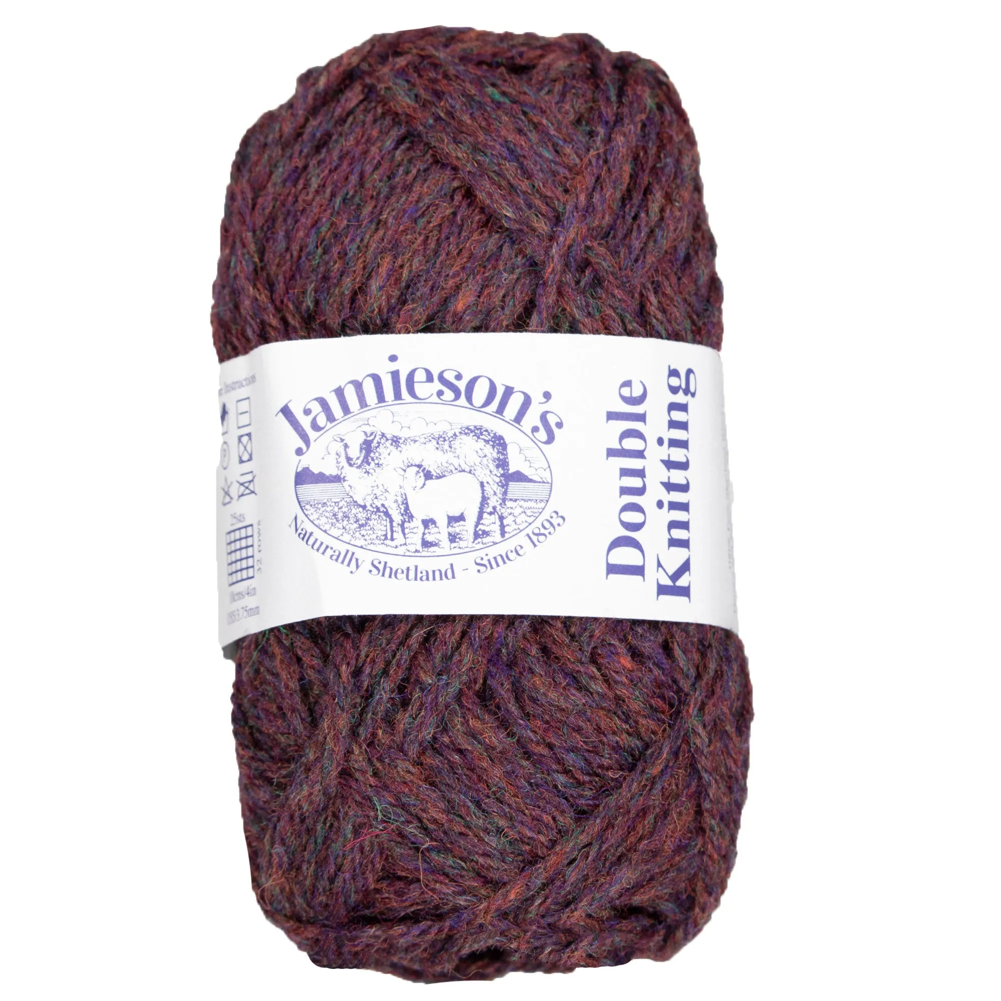 Jamieson's of Shetland Double Knitting Yarn - 239 Purple Heather