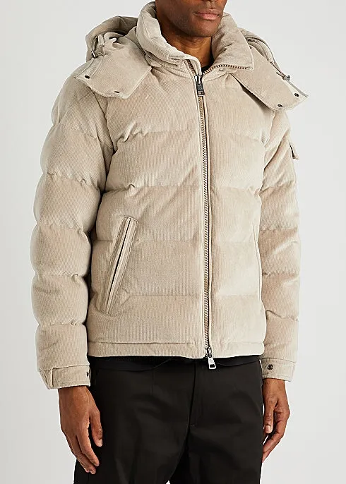 Maya stone quilted corduroy jacket
