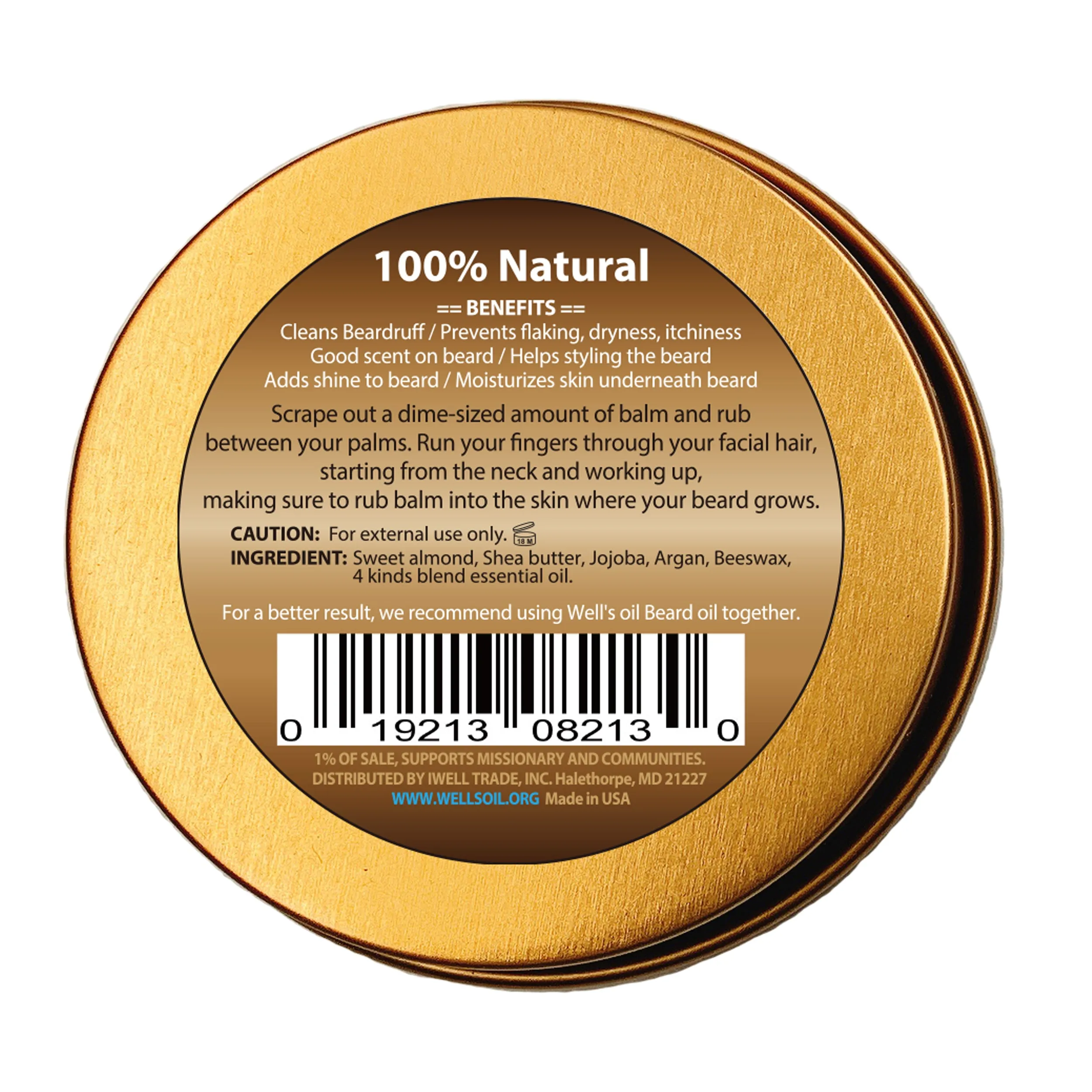 Mega Growth Beard Balm 2oz