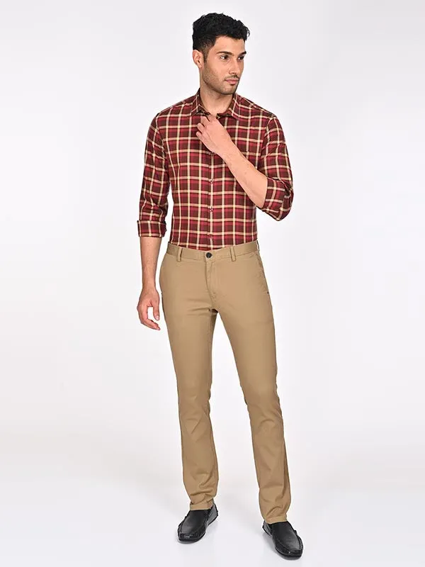 Men Brooklyn Fit Cotton Stretch Trouser