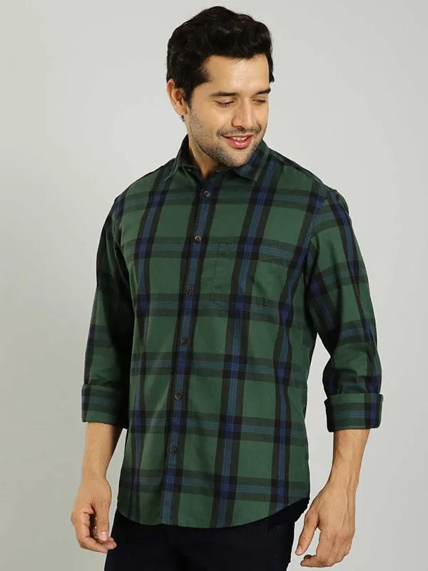 Men Checked Full Sleeve Cotton Shirt