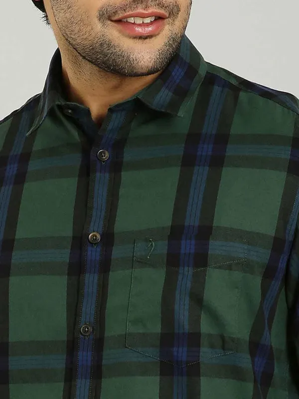 Men Checked Full Sleeve Cotton Shirt
