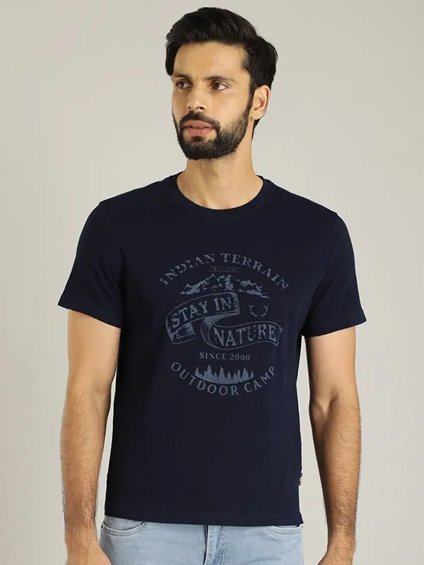 Men Graphic Crew Neck T-Shirt
