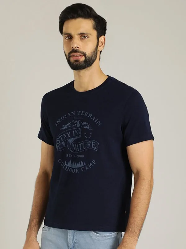 Men Graphic Crew Neck T-Shirt
