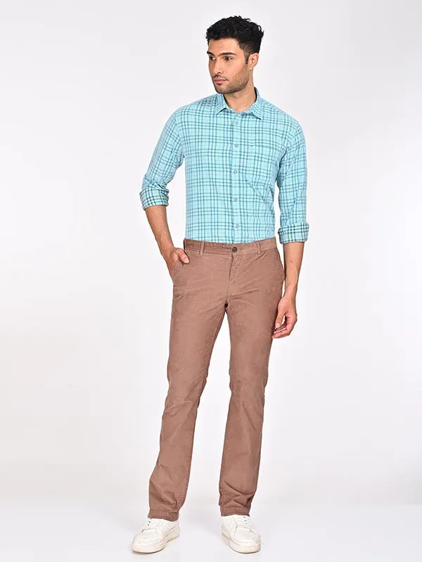 Men Kansas Fit Cotton Stretch Trouser