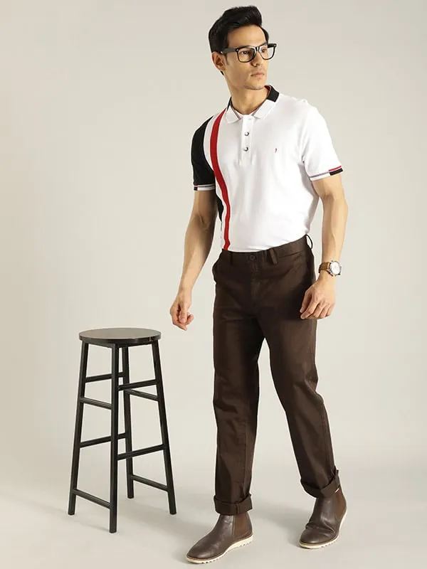 Men Kansas Fit Cotton Stretch Trouser