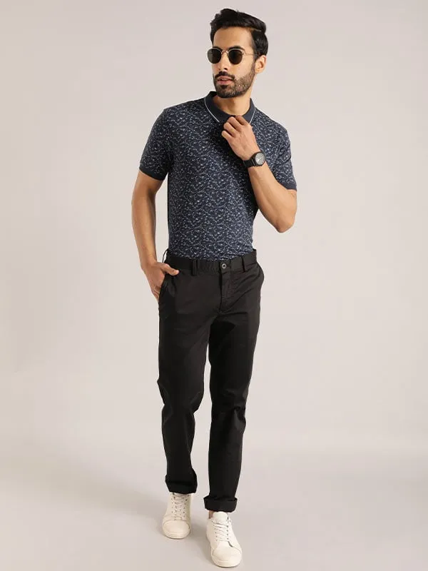 Men Kansas Fit Cotton Stretch Trouser