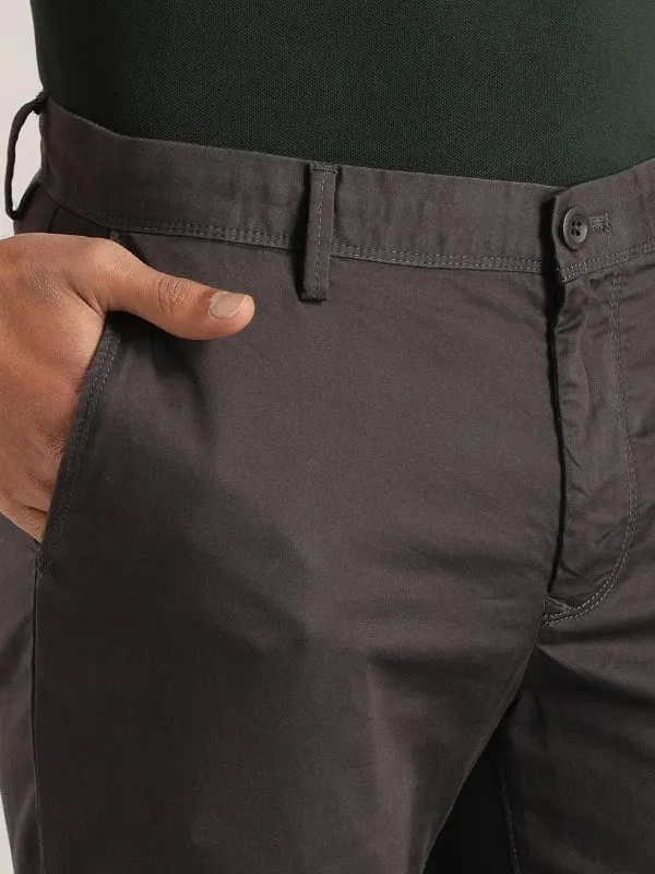 Men Kansas Fit Cotton Stretch Trouser