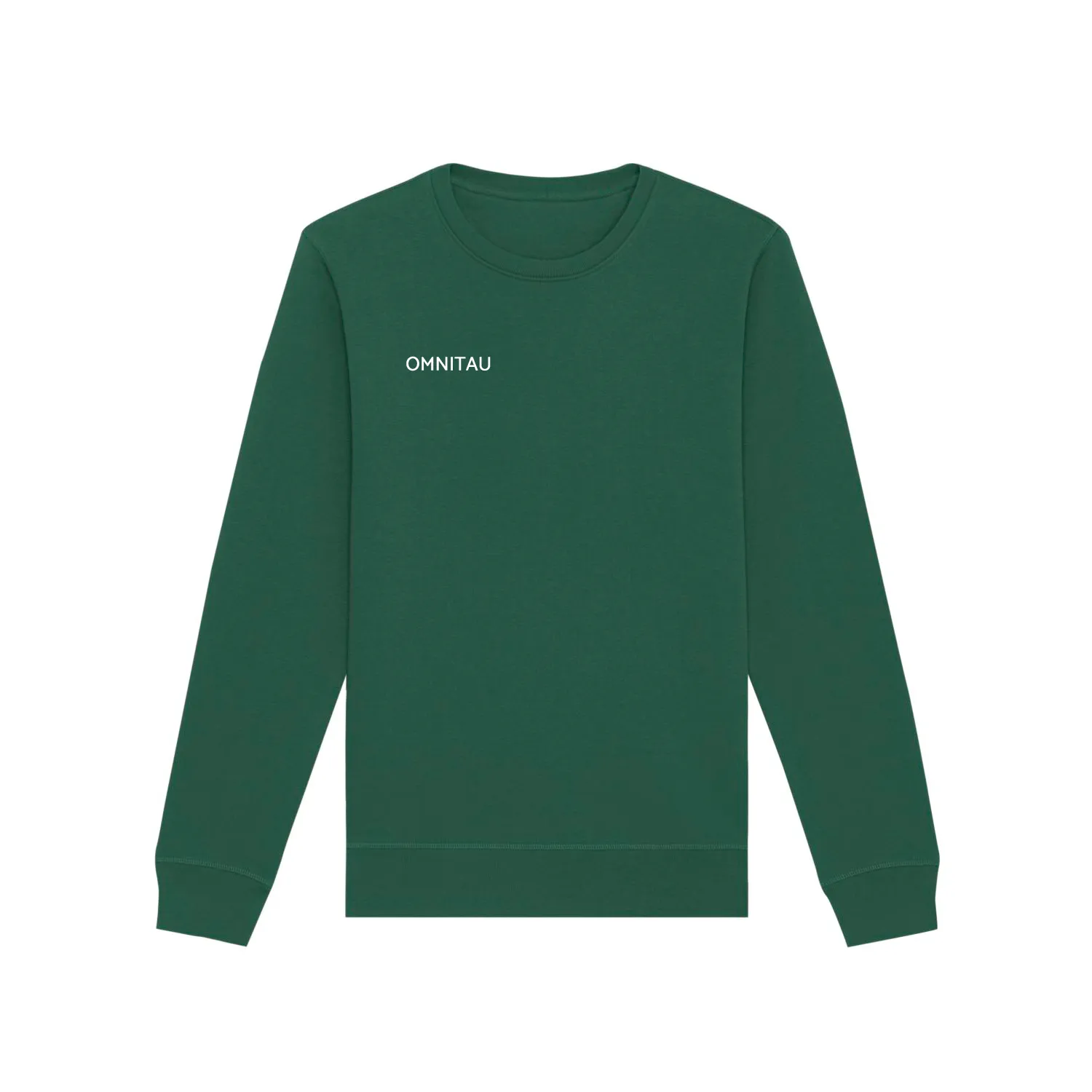 Omnitau Adult's Team Sports Crew Neck Cotton Sweatshirt - Bottle Green