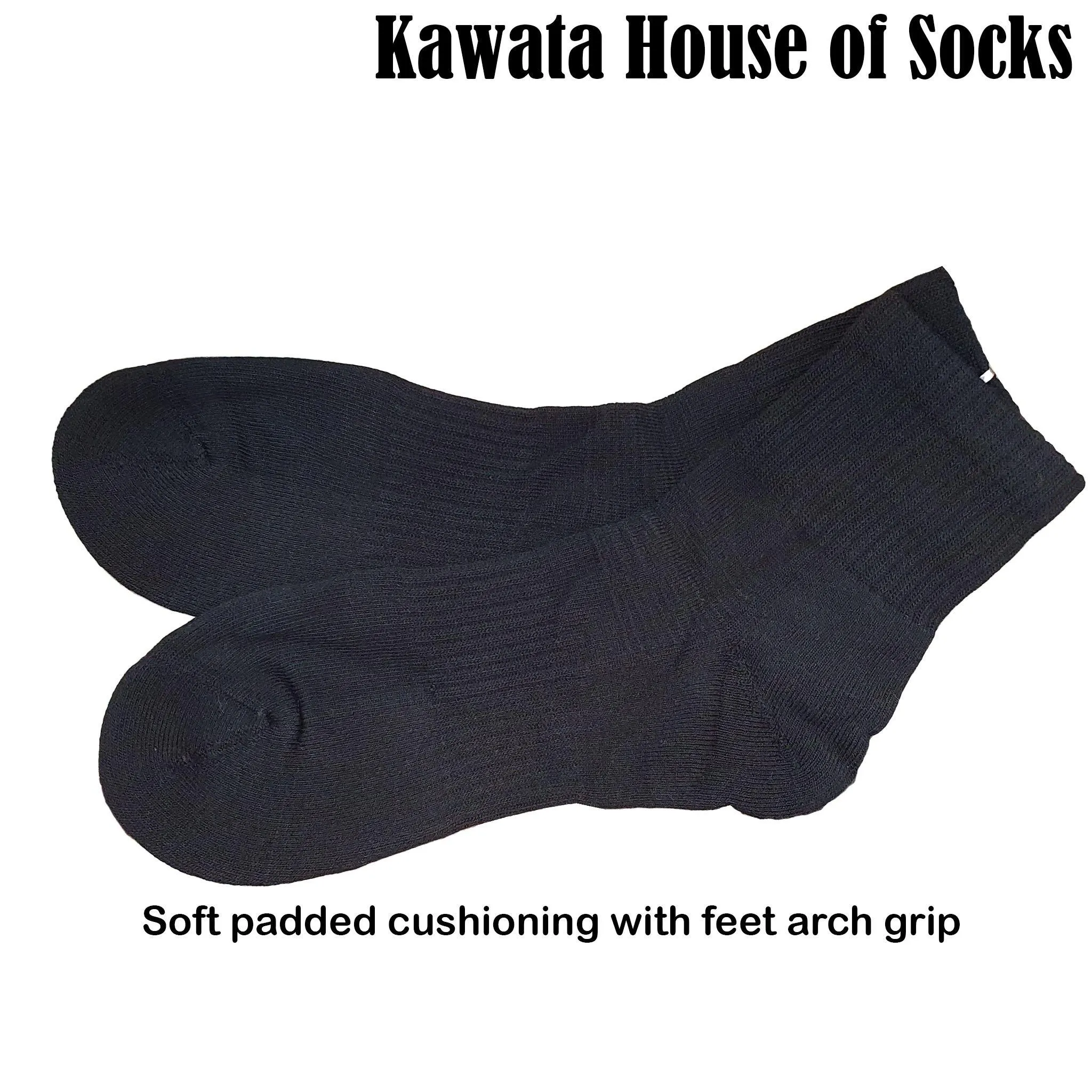 Padded Crew Socks / Padded Quarter Socks / Padded Sport Socks / Thick Socks